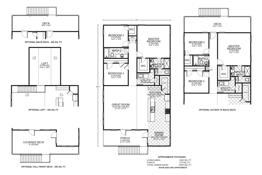 Lakeside B - Custom Home Floor Plan