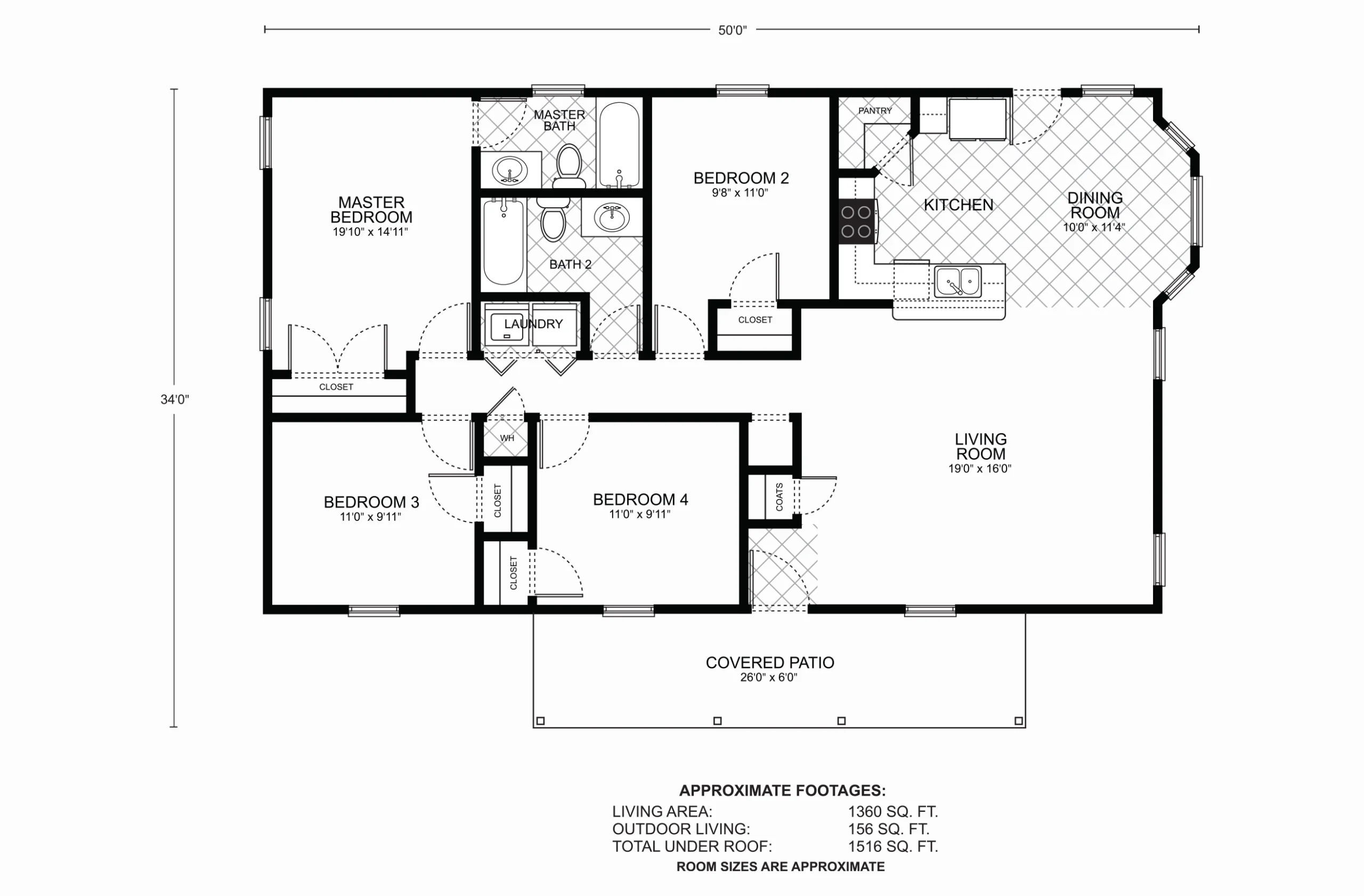 San Marcos - Custom Home Floor Plan