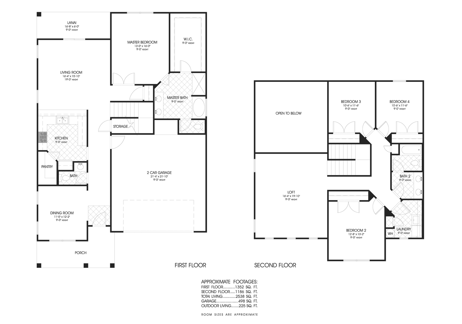 Seymour B - Custom Home Floor Plan
